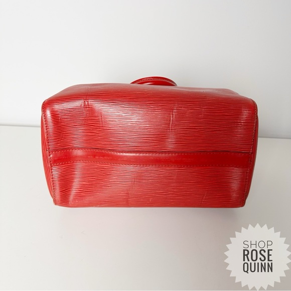 LOUIS VUITTON | Red Epi Leather Speedy 30 Vintage (SP1915) - Picture 7 of 10